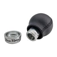 Simoni Racing Pookknop Rev - Zwart Leder + 3 Schakelpatronen SRREV - thumbnail