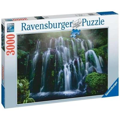 Puzzel van 3000 stukjes - Ravensburger - Watervallen, Bali - Landschap en natuur - Volwassene - 2 jaar garantie
