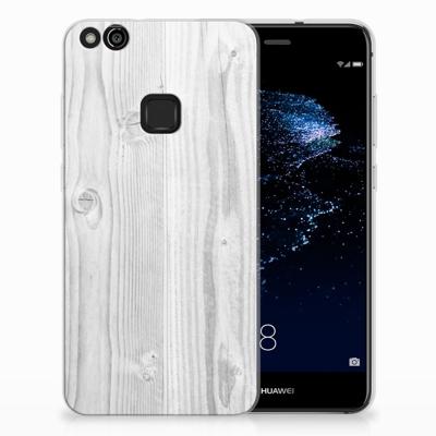 Huawei P10 Lite | Bumper Hoesje | White Wood Huawei P10 Lite | Bumper Hoesje | White Wood