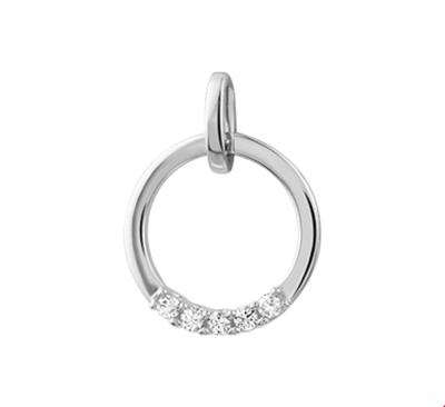 TFT Hanger Witgoud Diamant 0.10 Ct.