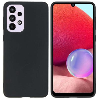 Accezz Color Case voor Samsung Galaxy A33 Telefoonhoesje Zwart Accezz Color Case voor Samsung Galaxy A33 Telefoonhoesje Zwart