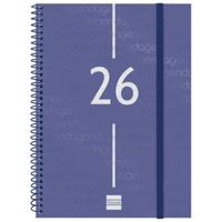Agenda Finocam YEAR Blauw A5 15,5 x 21,2 cm 2026 - thumbnail