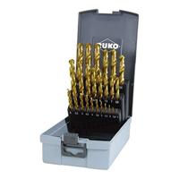 RUKO 250215TRO DIN 338 Typ N HSS-G Spiraalboorset 25-delig 1 mm, 1.5 mm, 2 mm, 2.5 mm, 3 mm, 3.5 mm, 4 mm, 4.5 mm, 5 mm, 5.5 mm, 6 mm, 6.5 mm, 7 mm, 7.5 mm, 8 - thumbnail