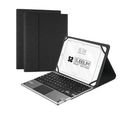 SUBBLIM FUNDA Con TECLADO KEYTAB PRO Bluetooth TOUCHPAD Zwart voor Tablet 10.1'/25.6CM BATERÍA 420MAH COMP. Windows/Android/IOS/