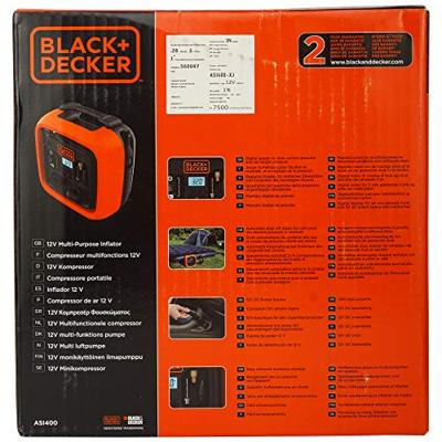 Black & Decker ASI400-XJ luchtcompressor 160 l/min