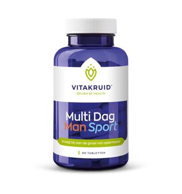 Vitakruid Multi Dag Man Sport 100% Vegan 90