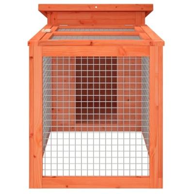 Konijnenhok 100,5x54x55 cm massief grenenhout bruin Konijnenhok 100,5x54x55 cm massief grenenhout bruin