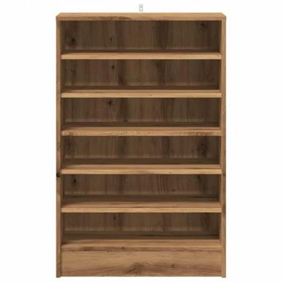 VidaXL Schoenenkast 60x35x92 cm bewerkt hout artisanaal eikenkleur
