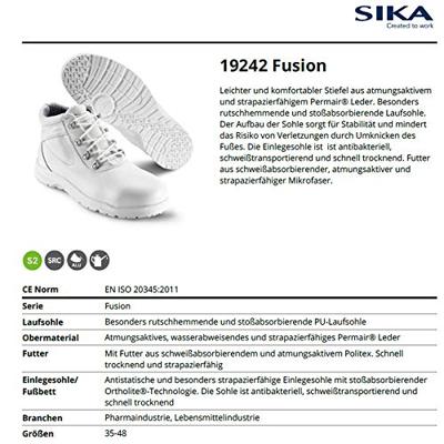 SIKA 19242 Fusion Boot met Veters S2 Wit - Maat 36 - 16.089.046.36