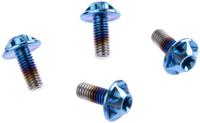 SILCA bevestigingsbout screw aqua ano 4pcs. - thumbnail