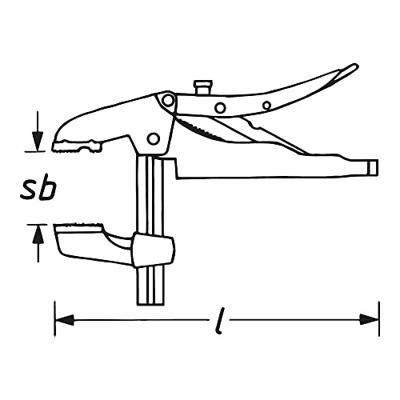 Hazet 753-2 Griptang Recht met uitsparing voor prisma 5 - 75 mm 260 mm Hazet 753-2 Griptang Recht met uitsparing voor prisma 5 - 75 mm 260 mm