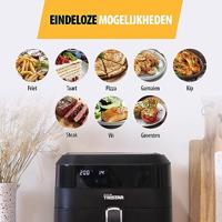 Tristar FR-6999 Airfryer 6 l 1700 W Met display, Timerfunctie, Oververhittingsbeveiliging Zwart - thumbnail