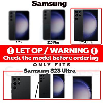 Lunso - Samsung Galaxy S23 Ultra - cover bookcase hoes - Cognac Lunso - Samsung Galaxy S23 Ultra - cover bookcase hoes - Cognac