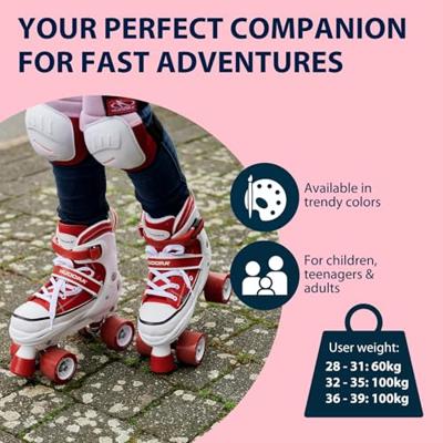 Hudora rolschaatsen sneaker amber, maat 36-39