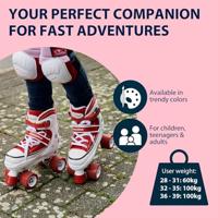 Hudora rolschaatsen sneaker amber, maat 36-39 - thumbnail