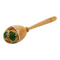 Maracas Rammelaar Groen - Rood - thumbnail