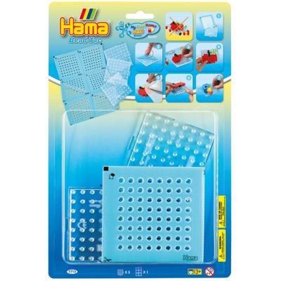 Hama maxi bead-tac strijkkralenbordjes, 3st.