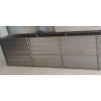 Boxspring met matras stof zwart 160x200 cm - thumbnail