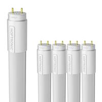 Set van 5 LED TL Buizen 150cm - T8 G13 Fitting - 24 Watt 2640 lumen (110/W) - 3000K warm wit - Flikkervrij - Vervangt 58 Watt (58W/830) - Incl. Starter - thumbnail
