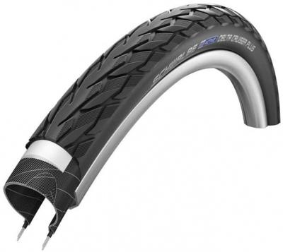 Schwalbe delta cruiser (k-guard, zwart met reflectie, 26x1 3/8, etrto 37-590
