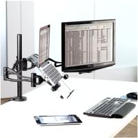 Fellowes Vista Series monitorarm, voor 2 schermen - thumbnail