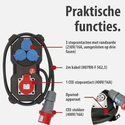 Brennenstuhl 1151610020 Bouwstroomverdeler