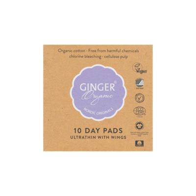 Ginger Organic Maandverband Ultradun Ginger Organic Maandverband Ultradun