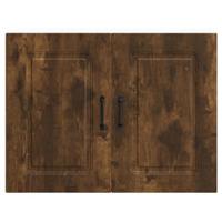 Keukenwandkast Kalmar bewerkt hout gerookt eikenkleurig - thumbnail