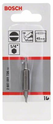 Bosch Accessoires Dubbelbit S 0,6x4,0; S 0,6x4,0; 45 mm 1st - 2607001736 Bosch Accessoires Dubbelbit S 0,6x4,0; S 0,6x4,0; 45 mm 1st - 2607001736