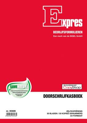 Sigel Expres kasboek, ft A4, Nederlandstalig, dupli (50 x 2 vel) Sigel Expres kasboek, ft A4, Nederlandstalig, dupli (50 x 2 vel)