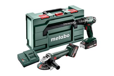 Metabo Accu Combo Set 2.6.6 18V: BS18+W187 | 1x 4,0Ah, 1x 2,0Ah, SC 30 | metaBOX 165 L - 685234000