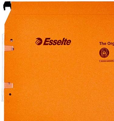 Hangmap Esselte Orgarex dual lateraal 345x275x15mm oranje | 25 stuks Hangmap Esselte Orgarex dual lateraal 345x275x15mm oranje | 25 stuks
