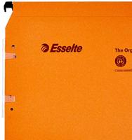Hangmap Esselte Orgarex dual lateraal 345x275x15mm oranje | 25 stuks - thumbnail
