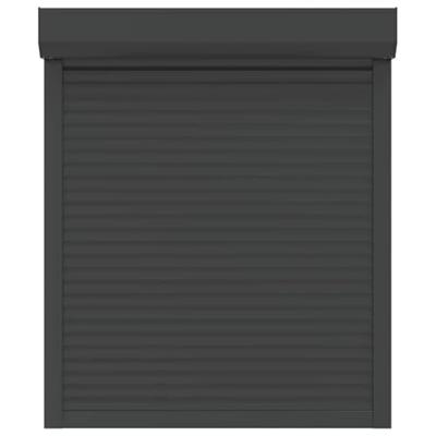Rolluik 100x120 cm aluminium antracietkleurig