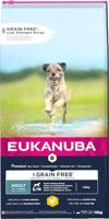 Eukanuba Adult Small & Medium kip graanvrij hondenvoer 2 x 12 kg - thumbnail