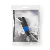 Luidsprekerconnector | Luidspreker 4-pins male | Zwart - thumbnail