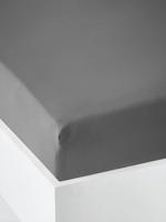 Effen jersey hoeslaken van Oeko-Tex® leigrijs - thumbnail