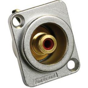 Amphenol ACJD-RED RCA Socket | Type D | Shell Behuizing | Rood