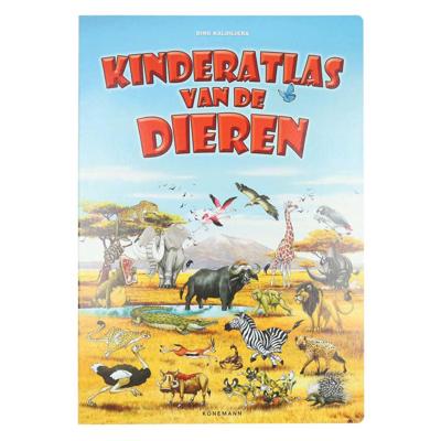 Mondikaarten Mega kinderatlas van de dieren