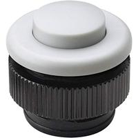 Grothe 61032 Belknop 1-voudig Wit 12 V/1,5 A - thumbnail