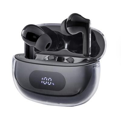 Intenso Buds Plus T310AE schwarz In Ear headset Bluetooth Stereo Zwart Noise Cancelling Oplaadbox, Indicator voor batterijstatus, Touchbesturing Mobiele