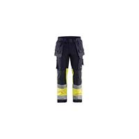 Blåkläder Multinorm werkbroek Inherent met stretch 14871512 | Marine/High Vis Geel | Maat 52 - 7330509662205 - thumbnail