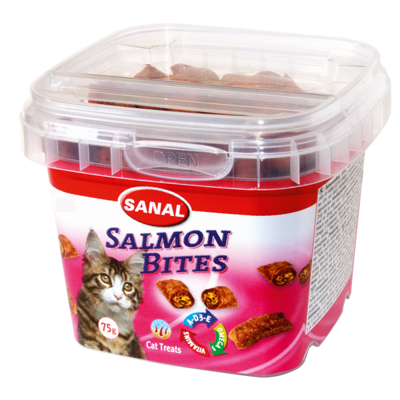 Sanal cat salmon bites cup