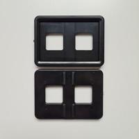 Prijskaartraam A8 74x52mm zwart - thumbnail