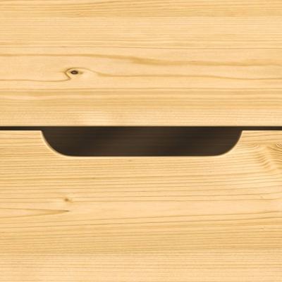Slaapbank met 2 lades IRUN 90x200 cm massief grenenhout - thumbnail
