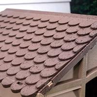 Hondenhok 86x84x82 cm polypropeen bruin - thumbnail