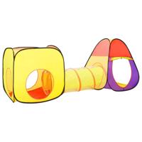 VidaXL Kinderspeeltent 255x80x100 cm meerkleurig - thumbnail