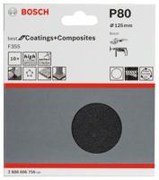 Bosch Accessoires 10 schuurbladen 125 f355, best for coatings+composites , k80 - 2608606756 - thumbnail