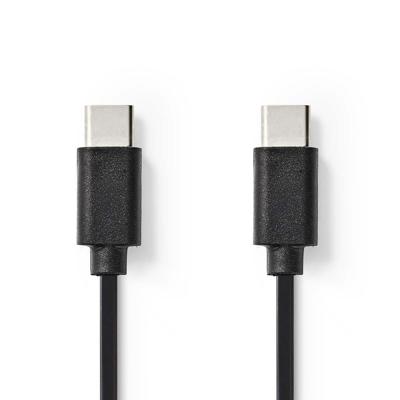 USB 2.0-Kabel | Type-C Male - Type-C Male | 1,0 m | Zwart