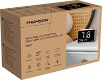 Wekker met projectie - THOMSON - Hout - thumbnail
